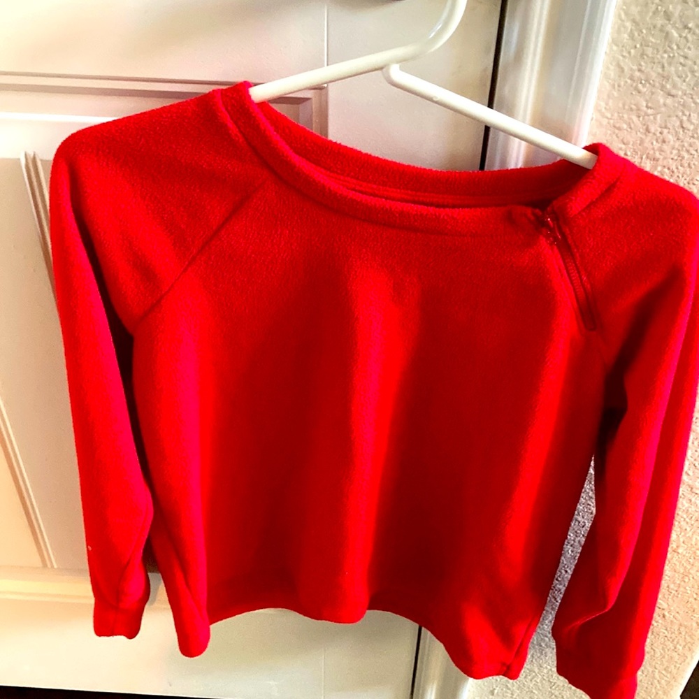 Red Old Navy Shirt with Zipper